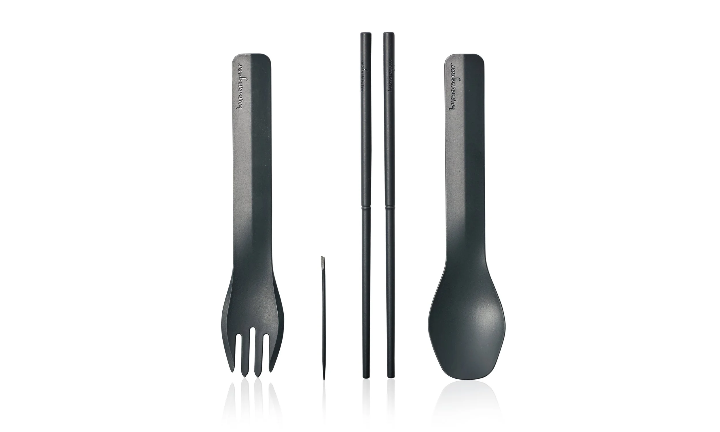 humangear GoBites Quattro features travel utensils and chopsticks